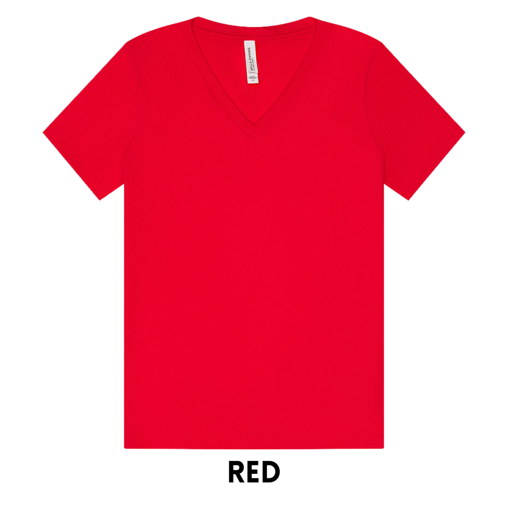 BELLA + CANVAS 6405 WOMEN'S V-NECK TEE'S