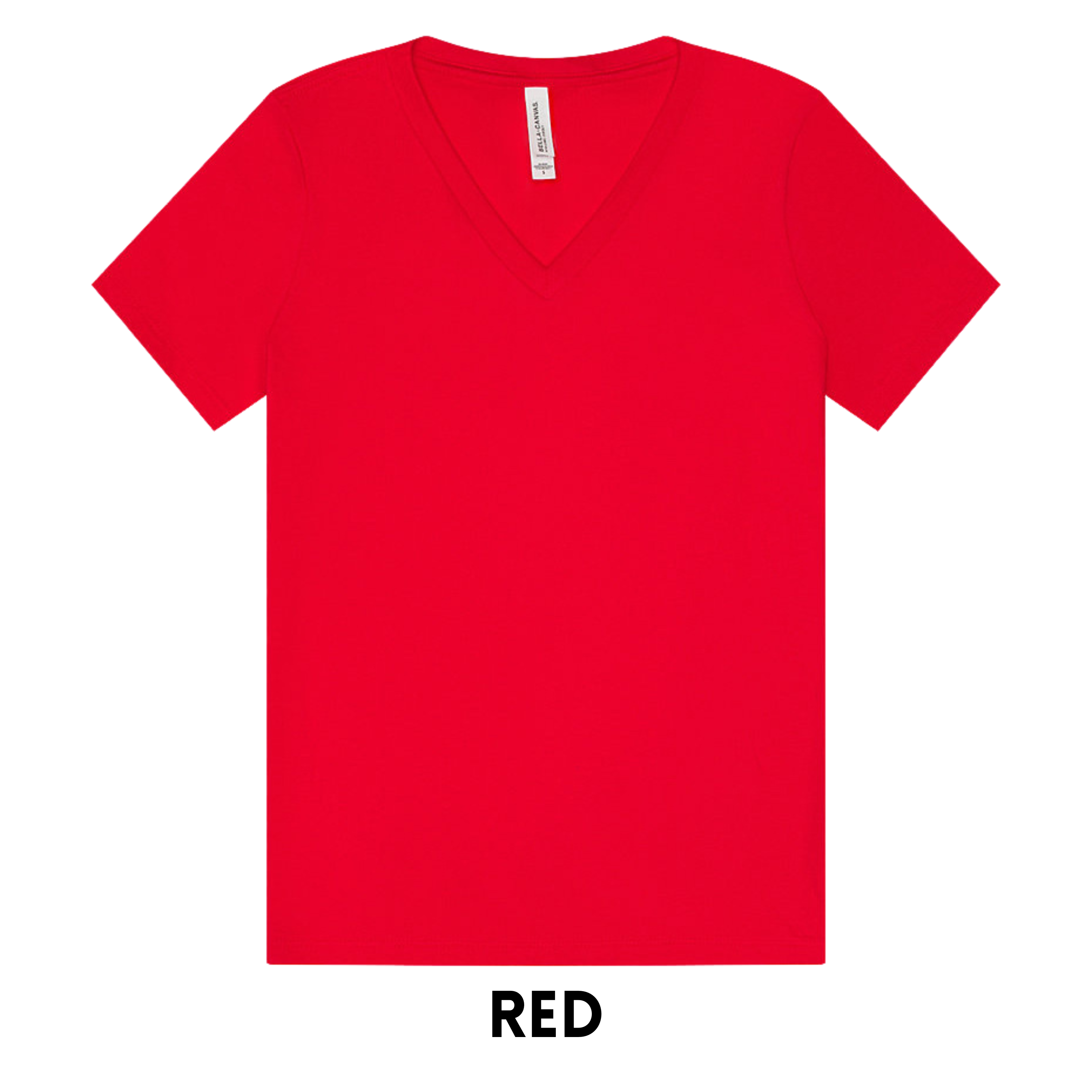 BELLA + CANVAS 6405 WOMEN'S V-NECK TEE'S