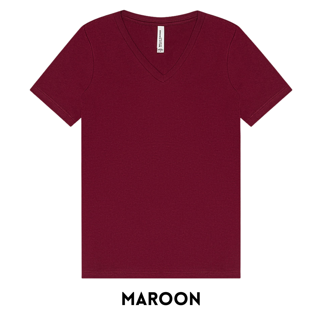 BELLA + CANVAS 6405 WOMEN'S V-NECK TEE'S