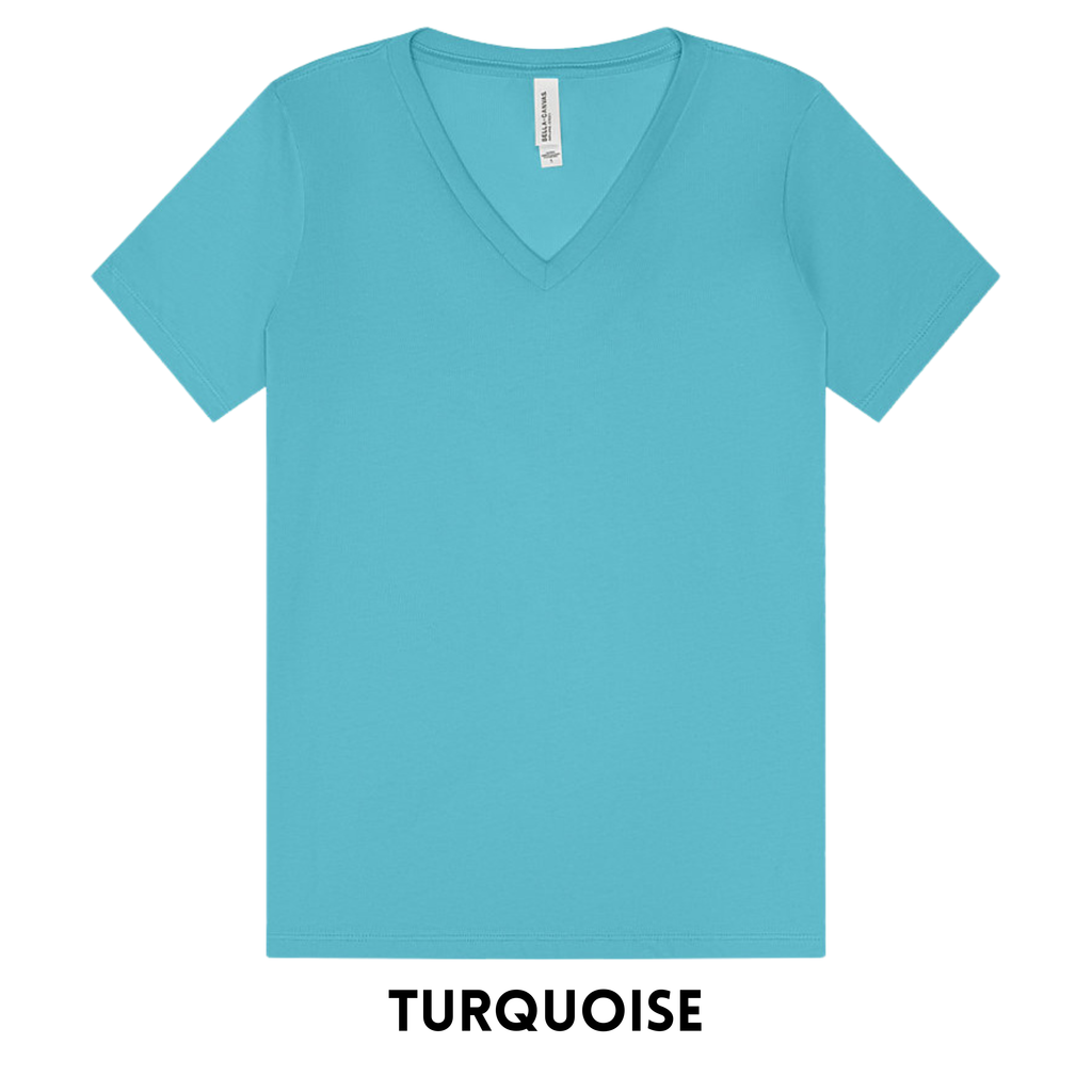 BELLA + CANVAS 6405 WOMEN'S V-NECK TEE'S