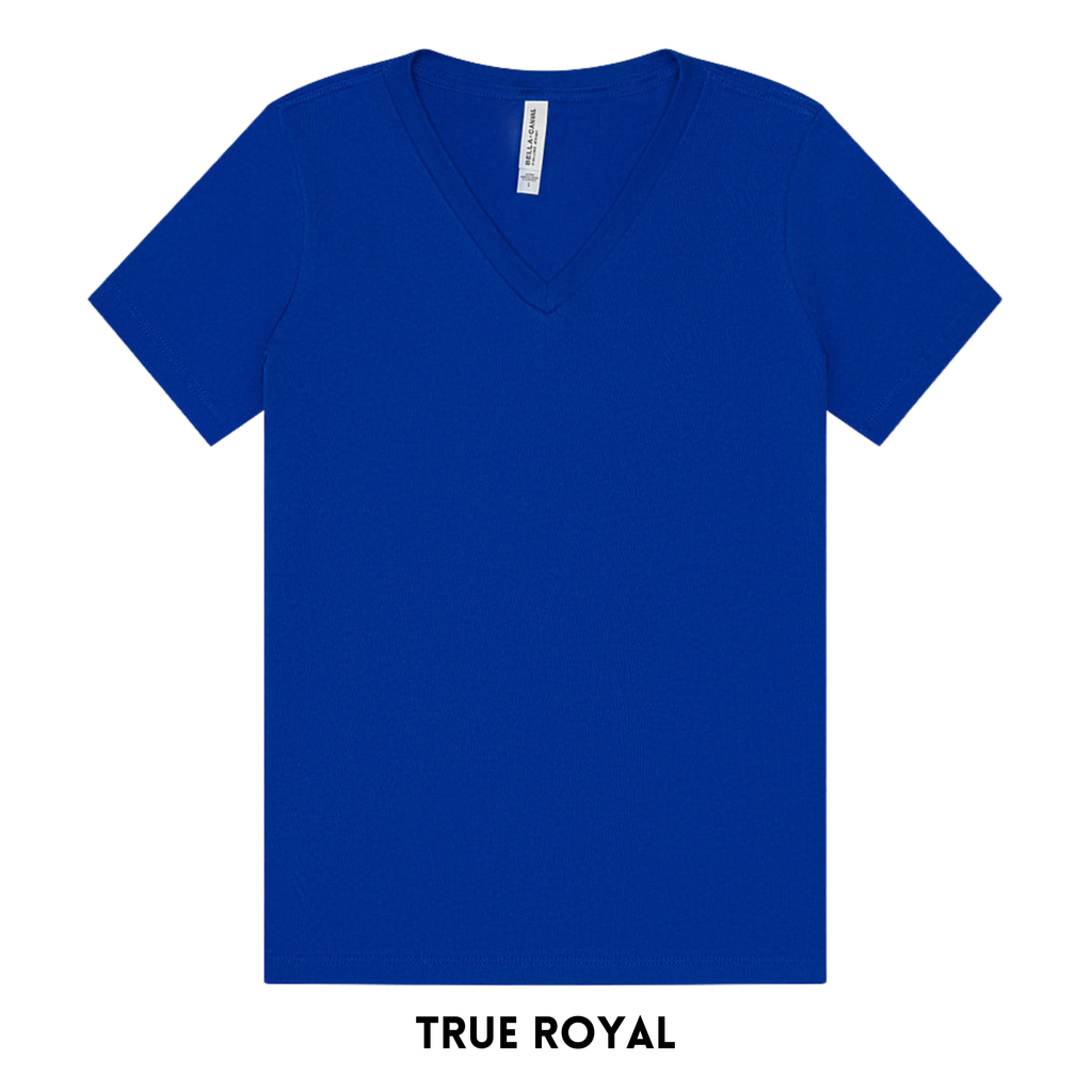 BELLA + CANVAS 6405 WOMEN'S V-NECK TEE'S