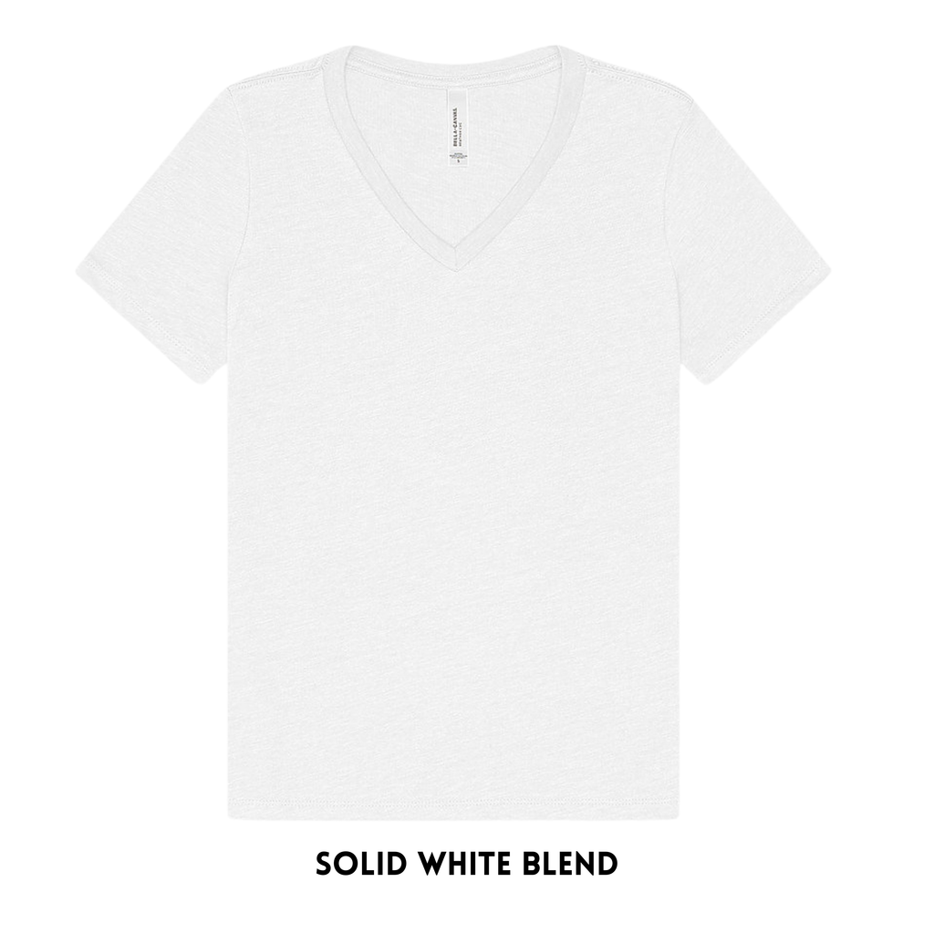 BELLA + CANVAS 6405 WOMEN'S V-NECK TEE'S