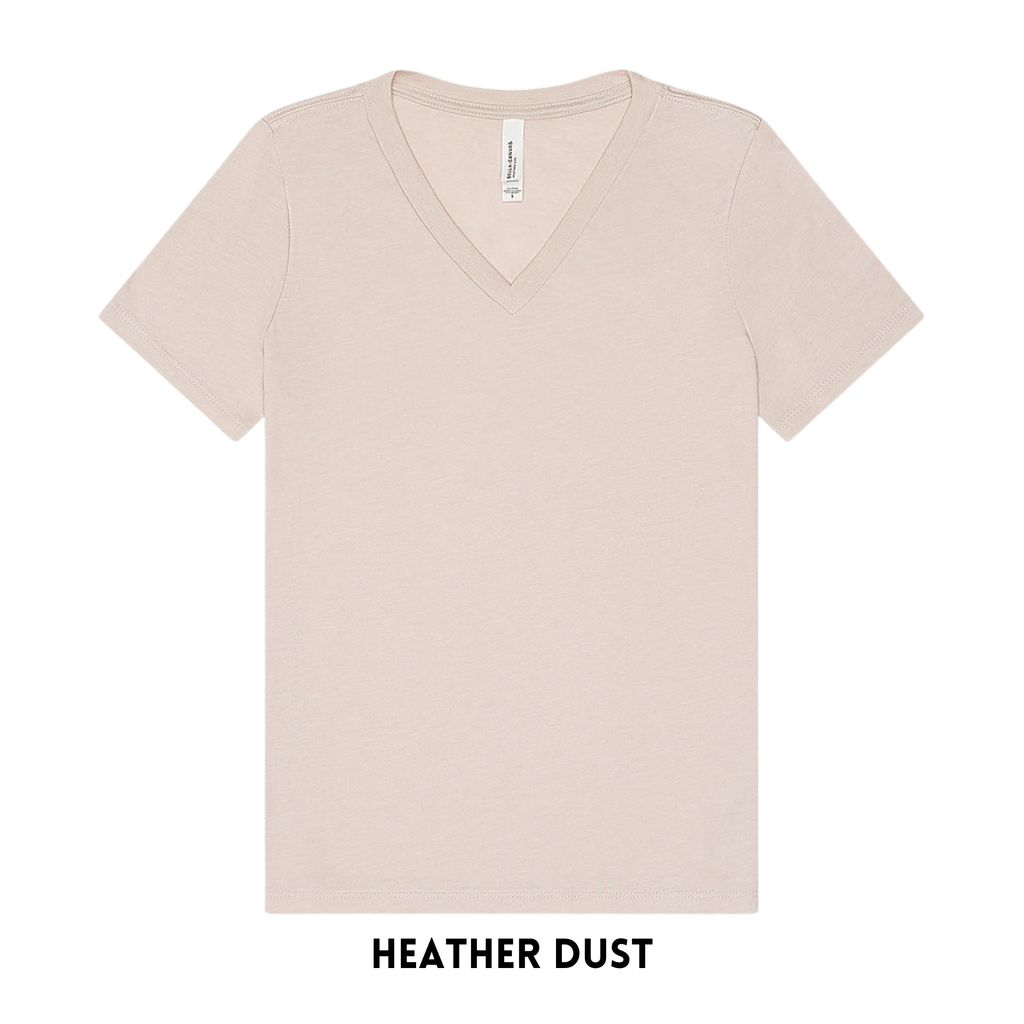 BELLA + CANVAS 6405 WOMEN'S V-NECK TEE'S