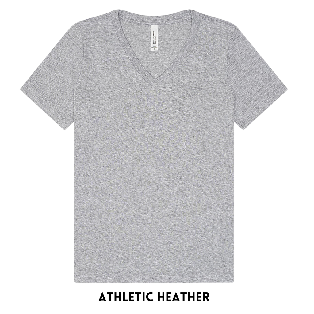 BELLA + CANVAS 6405 WOMEN'S V-NECK TEE'S