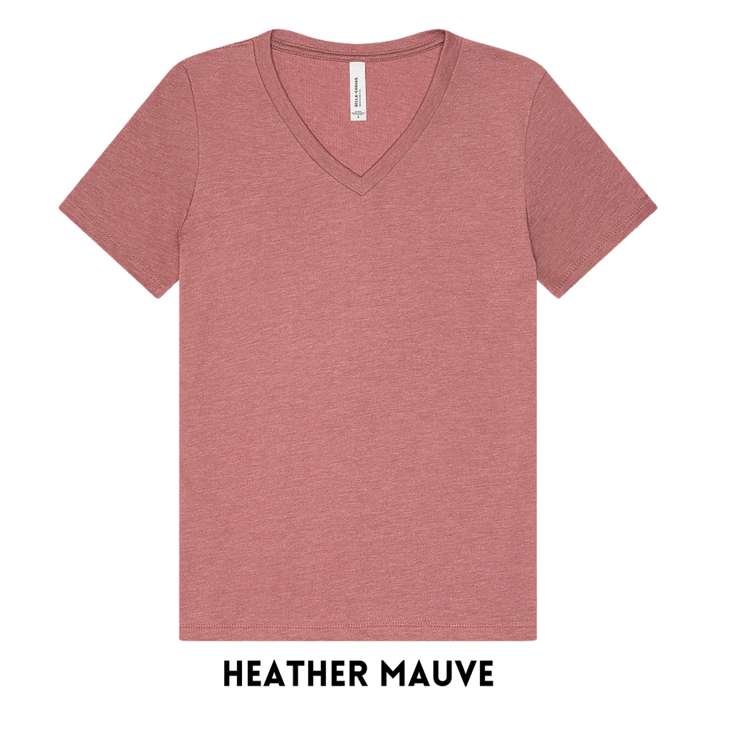 BELLA + CANVAS 6405 WOMEN'S V-NECK TEE'S