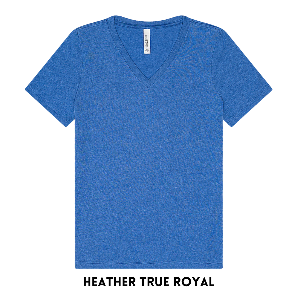 BELLA + CANVAS 6405 WOMEN'S V-NECK TEE'S