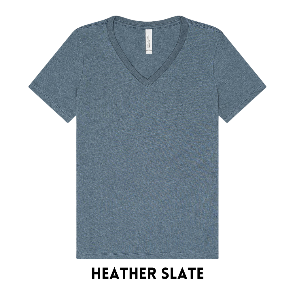 BELLA + CANVAS 6405 WOMEN'S V-NECK TEE'S