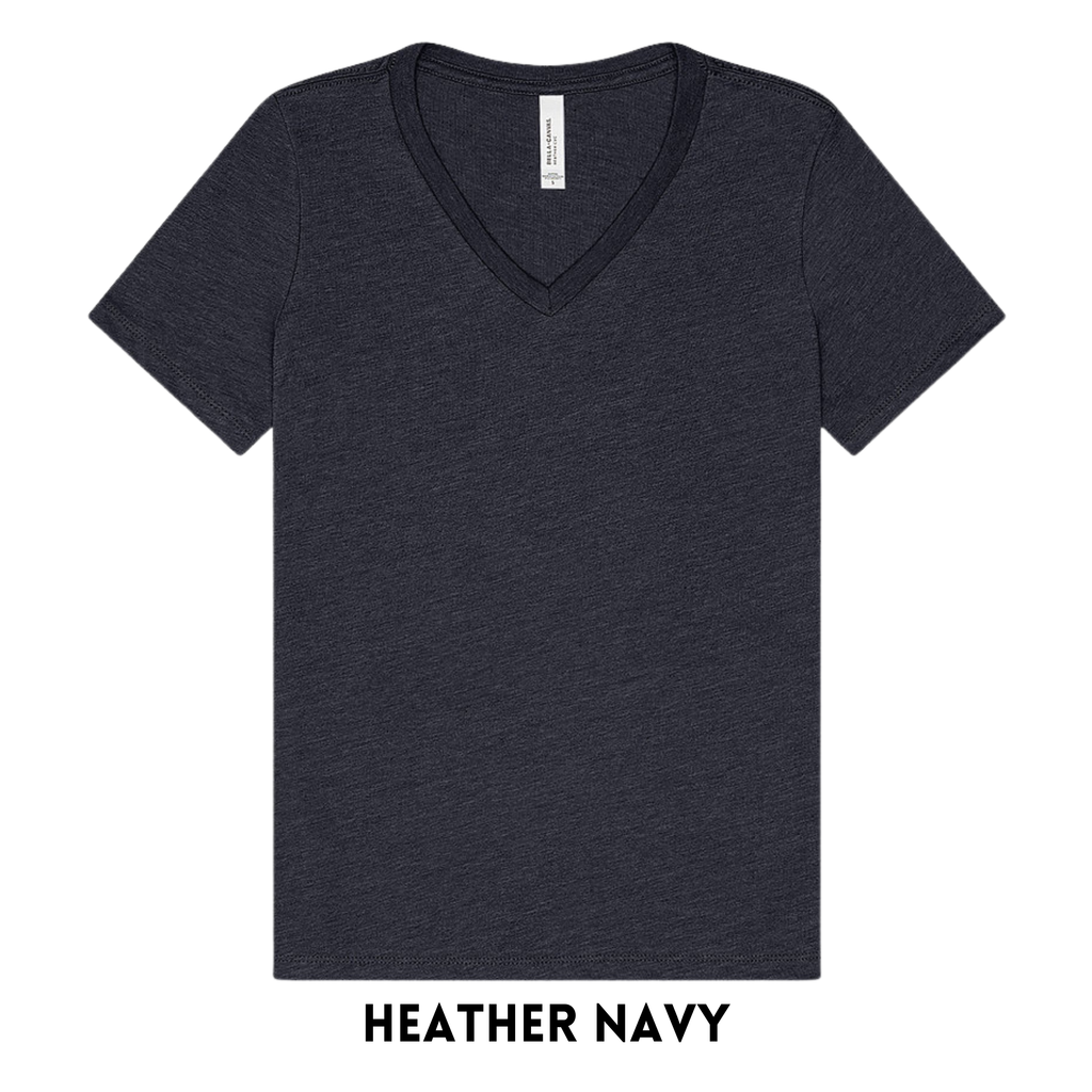 BELLA + CANVAS 6405 WOMEN'S V-NECK TEE'S
