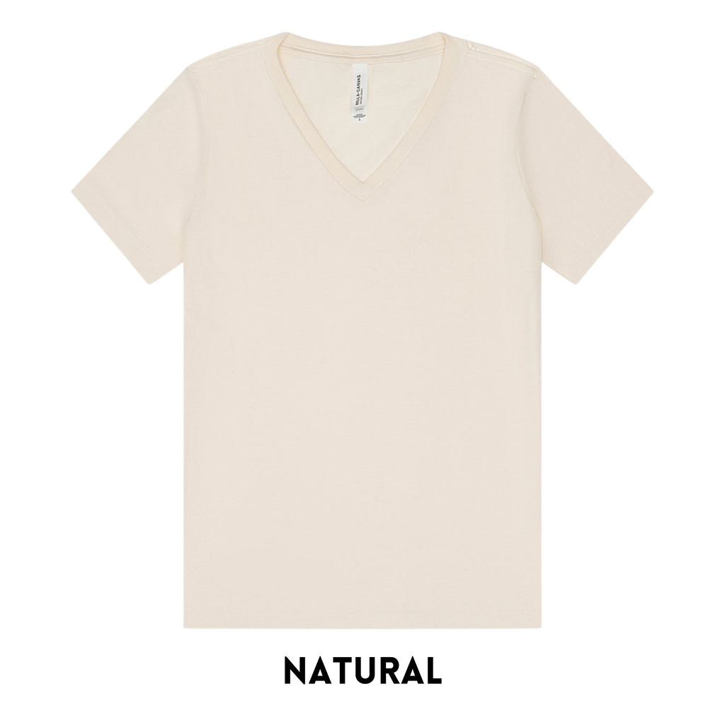 BELLA + CANVAS 6405 WOMEN'S V-NECK TEE'S