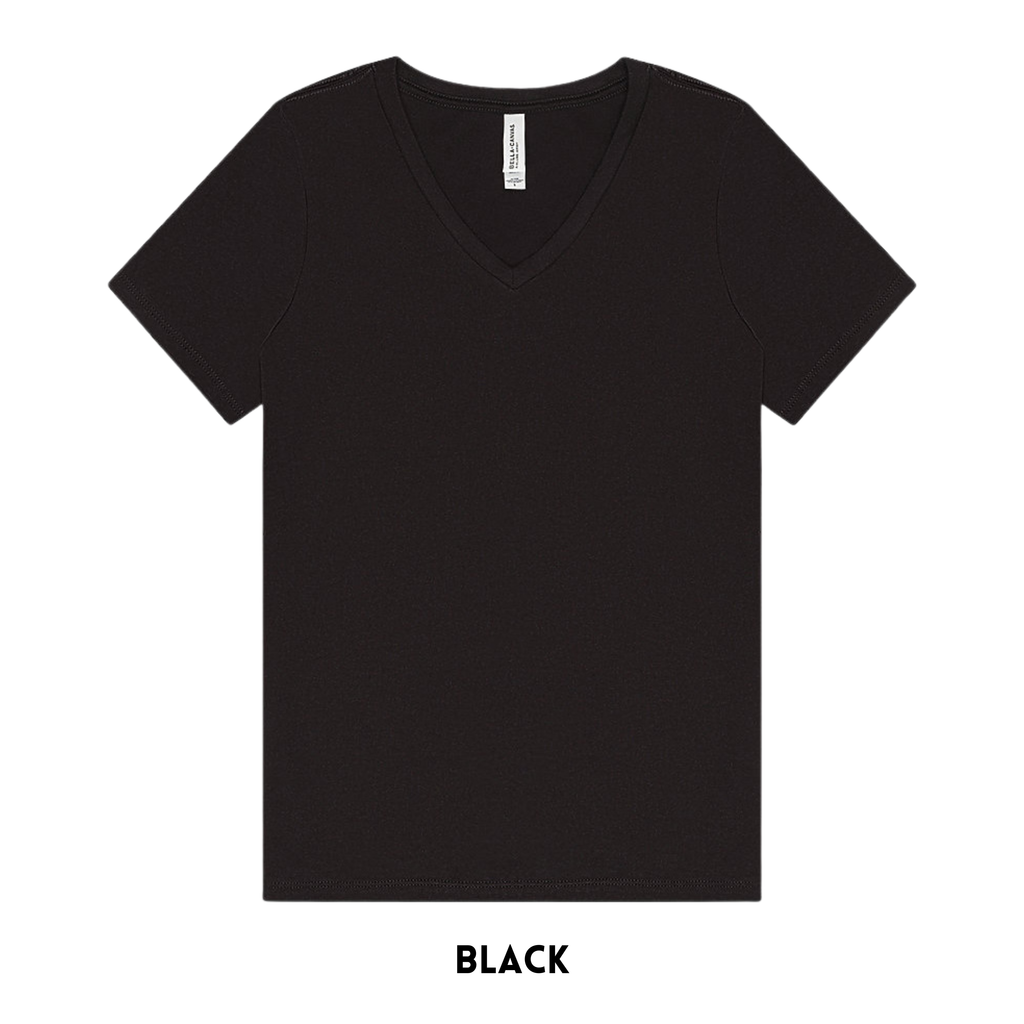 BELLA + CANVAS 6405 WOMEN'S V-NECK TEE'S