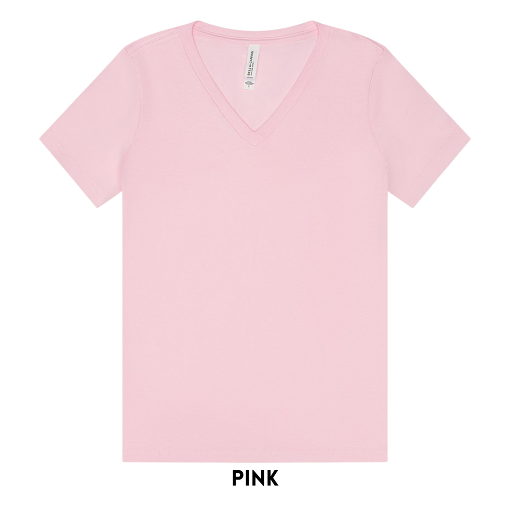 BELLA + CANVAS 6405 WOMEN'S V-NECK TEE'S