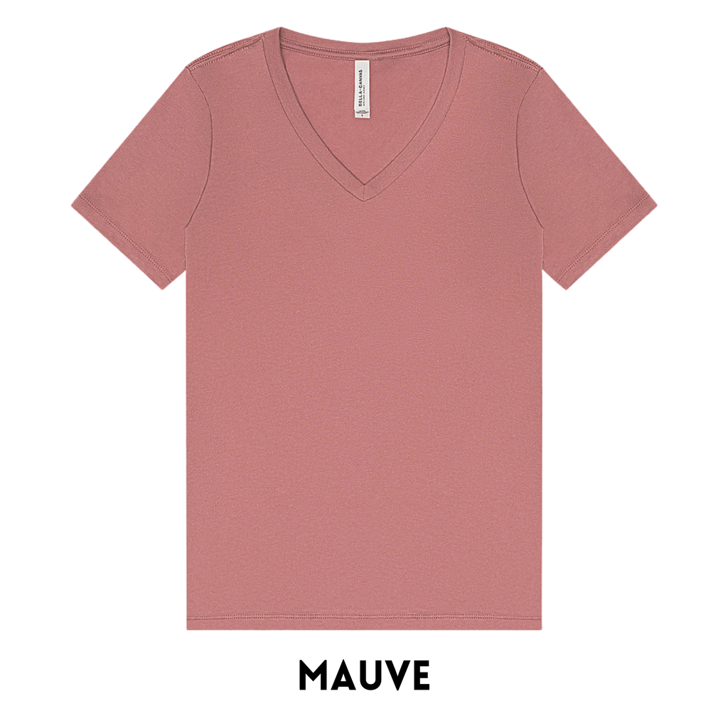 BELLA + CANVAS 6405 WOMEN'S V-NECK TEE'S